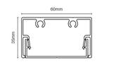 Non-machined frame 60mm x 35mm 5800MM LONG